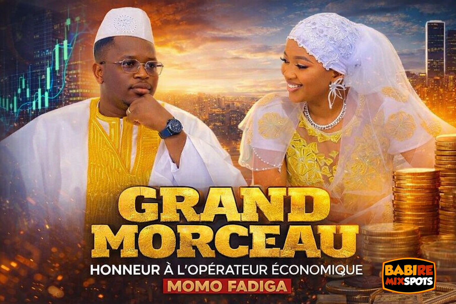 GRAND MORCEAU HONNEUR A L'OPÉRATEUR ÉCONOMIQUE MOMO FADIGA